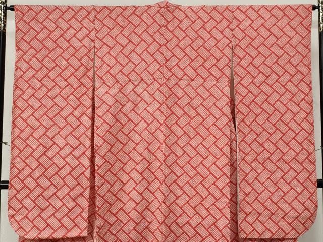 平和屋着物●豪華振袖 総絞り 檜垣文 やまと誂製 正絹 逸品 CABG0431yc