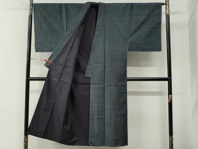 平和屋着物●男性 本場大島紬 アンサンブル 100亀甲 総詰め 正絹 逸品 未使用 CABG0473yc