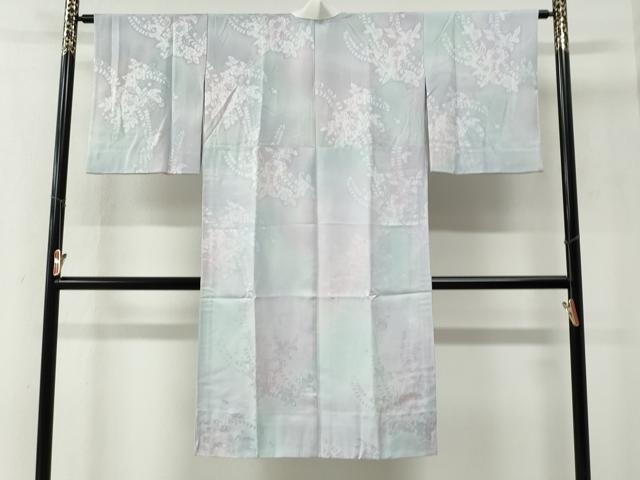 平和屋着物●長襦袢 無双仕立て 辻が花地紋 暈し染め やまと誂製 正絹 逸品 CABG0483yc