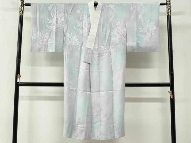 平和屋着物●長襦袢 無双仕立て 辻が花地紋 暈し染め やまと誂製 正絹 逸品 CABG0483yc