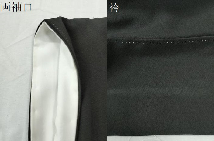 平和屋着物●豪華黒留袖 友禅 作家物 花鳥文 暈し染め 正絹 逸品 CABG0498yc
