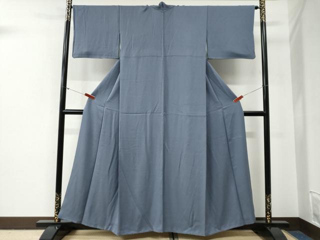 平和屋着物●皇室デザイナー 中村乃武夫監修 色無地 薄花色 正絹 逸品 CABG0521yc