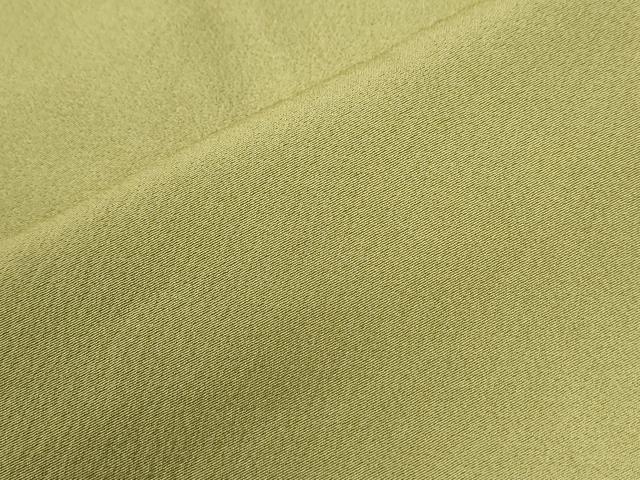 平和屋着物●上質な色無地 抹茶色 正絹 逸品 未使用 CABG0531yc