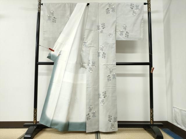 平和屋着物●本場大島紬 白大島 9マルキ 白寿泥 童子遊び むらなが謹製 ますいわ屋扱い 証紙付き 正絹 逸品 未使用 CABG0568yc