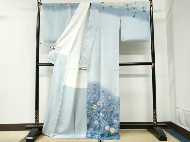 平和屋着物●訪問着 作家物 辻が花 絞り 暈し染め 正絹 逸品 CABG0573yc