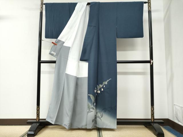 平和屋着物●訪問着 枝花文 暈し染め やまと誂製 正絹 逸品 CABG0625yc