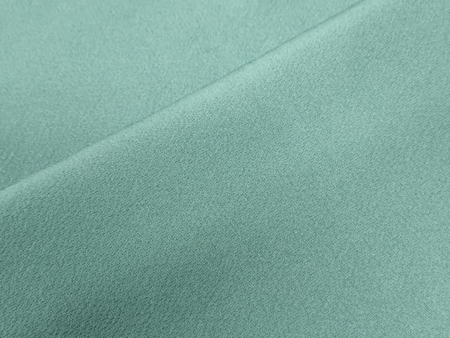 平和屋着物●上質な色無地 ワンポイント 枝花文 青磁色 ロング丈 正絹 逸品 CABG0635yc