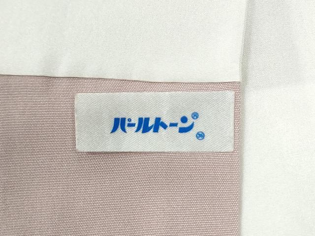 平和屋着物●訪問着 紬地 葡萄蔦の葉文 正絹 逸品 CABG0637yc