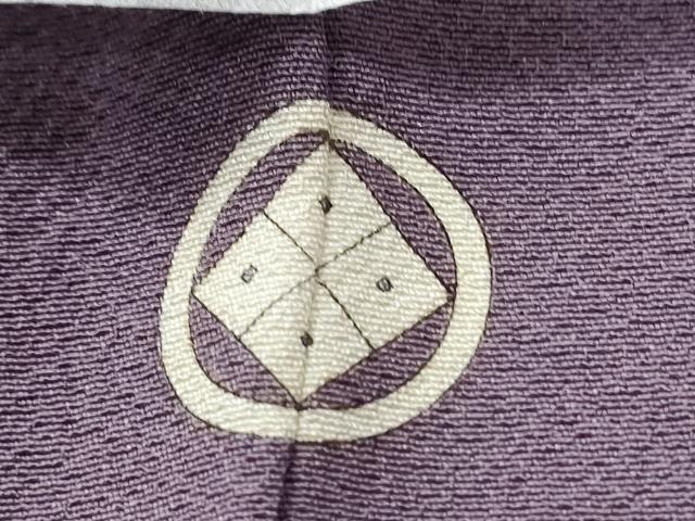 平和屋着物●上質な色無地 古代紫色 正絹 逸品 未使用 CABG0658yc