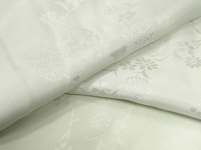 平和屋着物●長襦袢 袷 雪輪枝花地紋 暈し染め 正絹 逸品 CABG0661yc