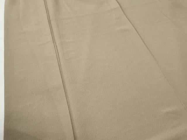 平和屋着物●上質な色無地 枯色 正絹 逸品 未使用 CABG0664yc