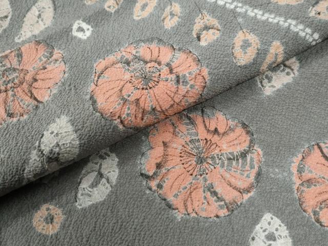平和屋着物●訪問着 辻が花 絞り 正絹 逸品 CABG0671yc