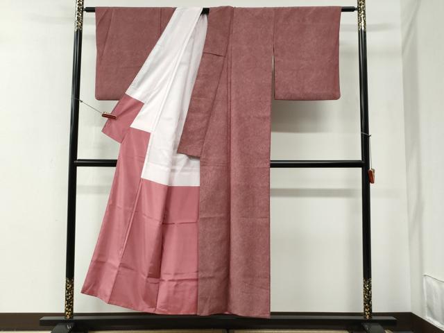 平和屋着物●江戸小紋 鮫小紋柄 洗える着物 CABG0690yc