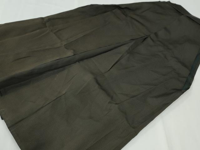 平和屋着物●男性 馬乗り袴 縞 正絹 逸品 CABG0697yc