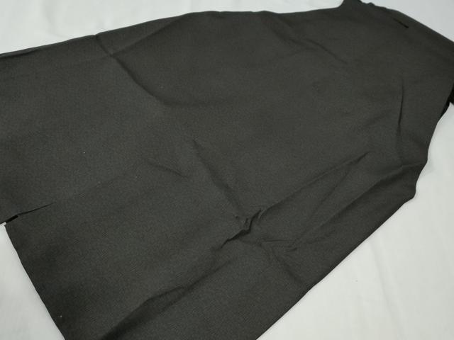 平和屋着物●男性 馬乗り袴 吉祥文 黒地 正絹 逸品 CABG0699yc