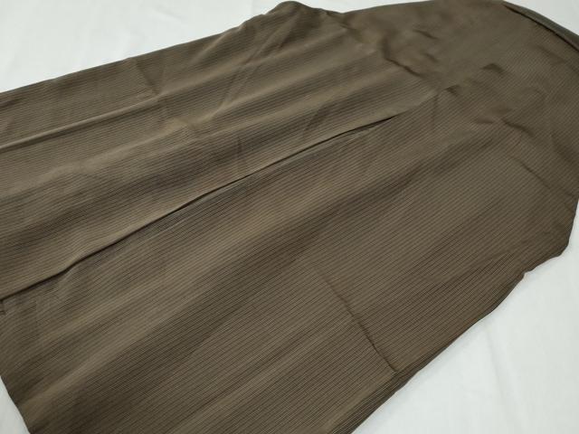 平和屋着物●男性 馬乗り袴 間道 正絹 逸品 CABG0701yc