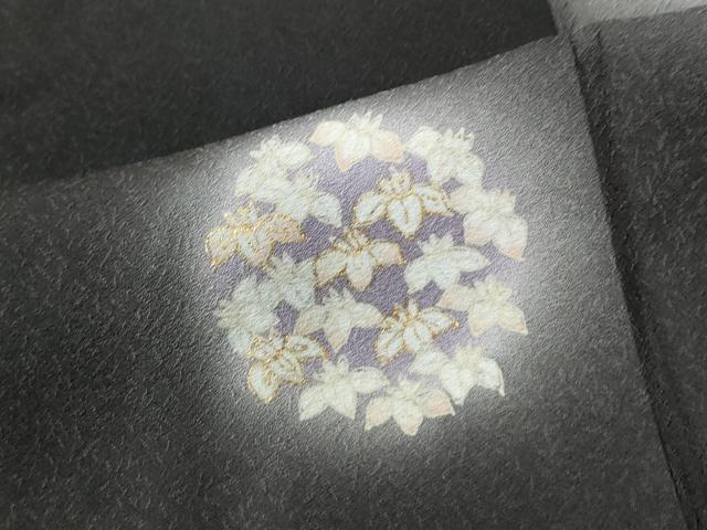 平和屋着物●訪問着 草花丸文 蛍暈し 金彩 正絹 逸品 CABG0708yc