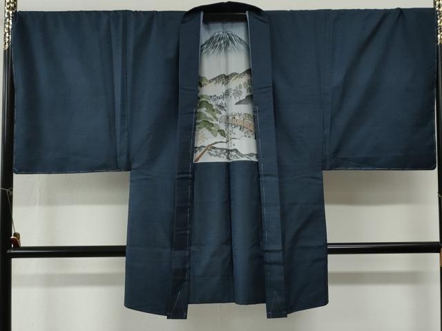 平和屋着物●男性 本場大島紬 アンサンブル 100亀甲 総詰め キングサイズ 正絹 逸品 未使用 CABG0724yc