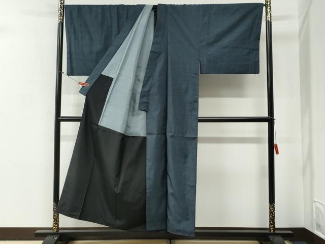 平和屋着物●男性 本場大島紬 アンサンブル 120亀甲 総詰め 羽裏:馬 キングサイズ 正絹 逸品 CABG0725yc