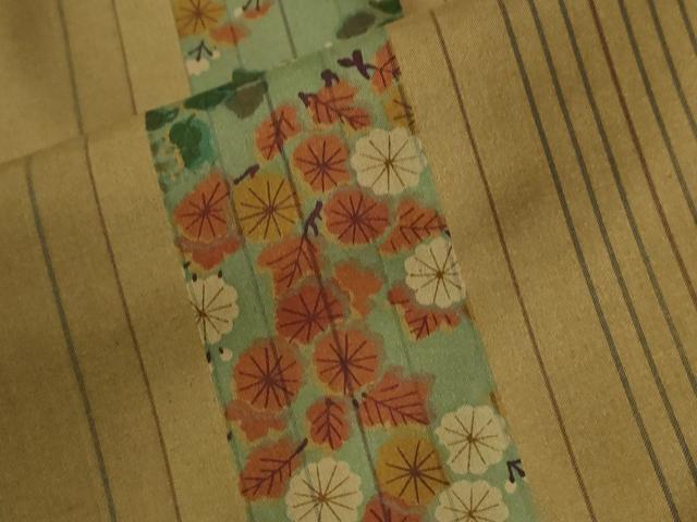 平和屋着物●訪問着 本場染大島紬 吉祥花間道 正絹 逸品 CABG0749yc