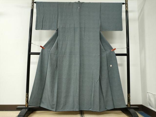 平和屋着物●江戸小紋 草木染 鮫小紋柄 正絹 逸品 CABG0752yc