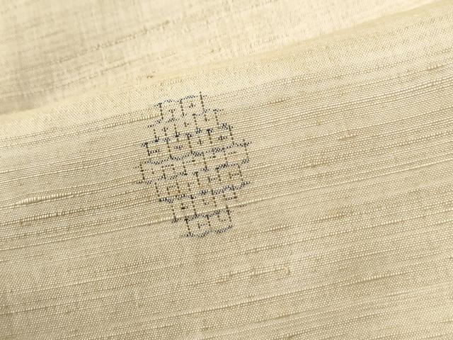 平和屋着物●結城紬 80亀甲 飛び亀甲柄 吉祥文 正絹 逸品 CABG0756yc