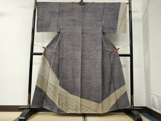 平和屋着物●訪問着 立波花唐草文 正絹 逸品 CABG0761yc