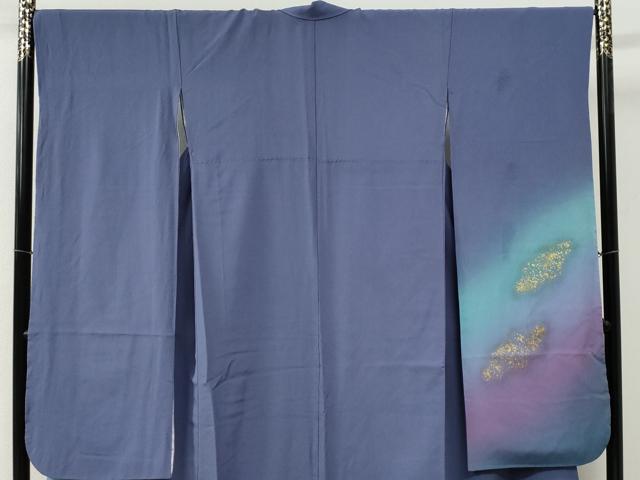 平和屋着物●豪華振袖 草花文 暈し染め 金彩 正絹 逸品 CABG0773yc