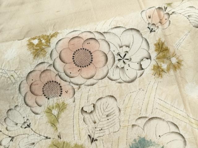 平和屋着物●訪問着 紬地 辻が花 絞り 正絹 逸品 CABG0784yc