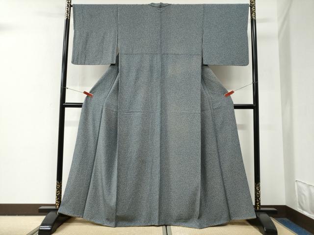 平和屋着物●江戸小紋 吉祥小紋柄 正絹 逸品 CABG0812yc