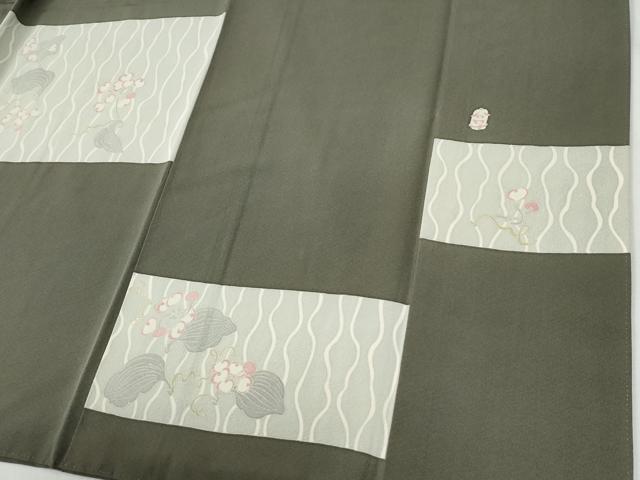 平和屋着物●本加賀友禅作家 中正享子 訪問着 立涌花唐草文 さが美扱い 正絹 逸品 CABG0839yc