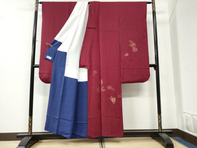 平和屋着物●世界的ファッションデザイナー 山本寛斎 kansaiブランド 振袖 寿光織 鳳凰更紗舞花文 金糸 やまと誂製 正絹 逸品 CABG0844yc