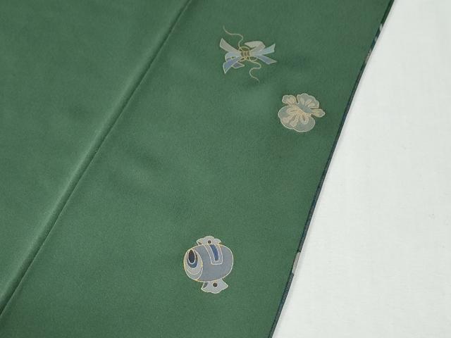 平和屋着物●訪問着 作家物 宝尽くし吉祥文 暈し染め 金彩 正絹 逸品 CABG0851yc