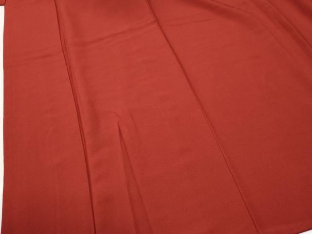 平和屋着物●上質な色無地 深緋色 正絹 逸品 CABG0855yc