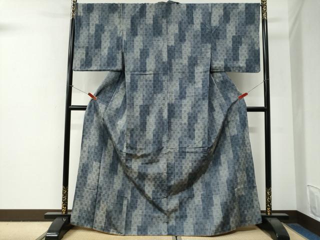 平和屋着物●花織 紬 吉祥文 やまと誂製 正絹 逸品 CABG0869yc
