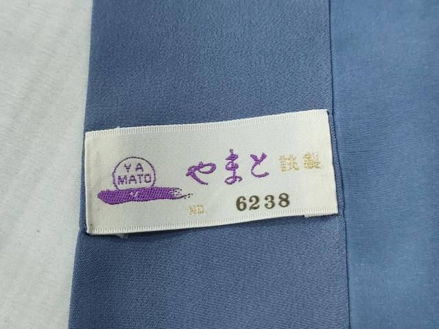平和屋着物●男性 長襦袢 袷 手描き 虎 暈し染め やまと誂製 キングサイズ 正絹 逸品 未使用 CABG0883yc