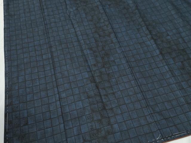 平和屋着物●本場大島紬 7マルキ 吉祥文 正絹 逸品 未使用 CABG0892yc