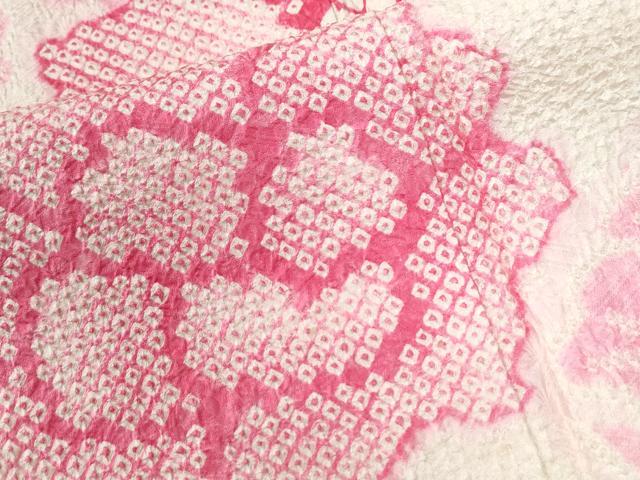 平和屋着物●豪華振袖 総絞り 牡丹枝梅文 暈し染め 正絹 逸品 CABG0904yc