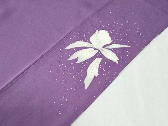 平和屋着物●訪問着 刺繍 利久織 牡丹 金彩 反端付き 正絹 逸品 CABG0923yc