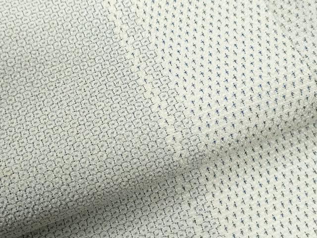 平和屋着物●本塩沢 110亀甲 縞 正絹 逸品 CABG0926yc