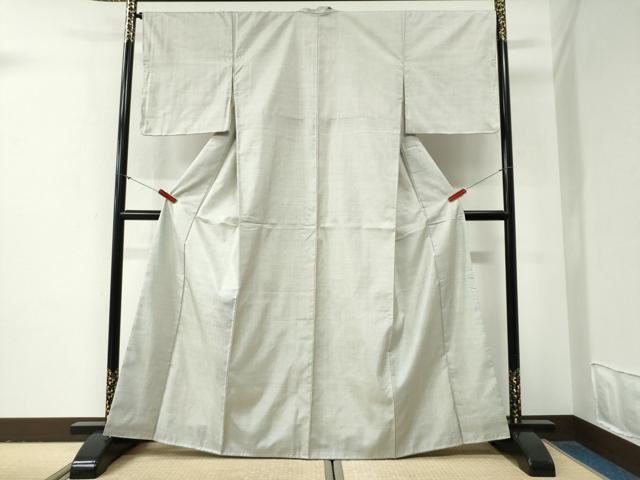 平和屋着物●本場大島紬 白大島 一元絣 正絹 逸品 未使用 CABG0928yc
