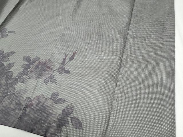 平和屋着物●訪問着 本場大島紬 7マルキ 牡丹花文 正絹 逸品 未使用 CABG0931yc