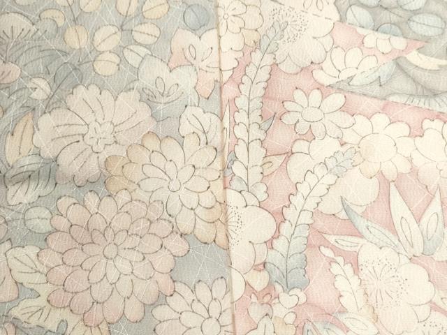 平和屋着物●訪問着 作家物 創作 蒔染更紗 正絹 逸品 CABG0955yc