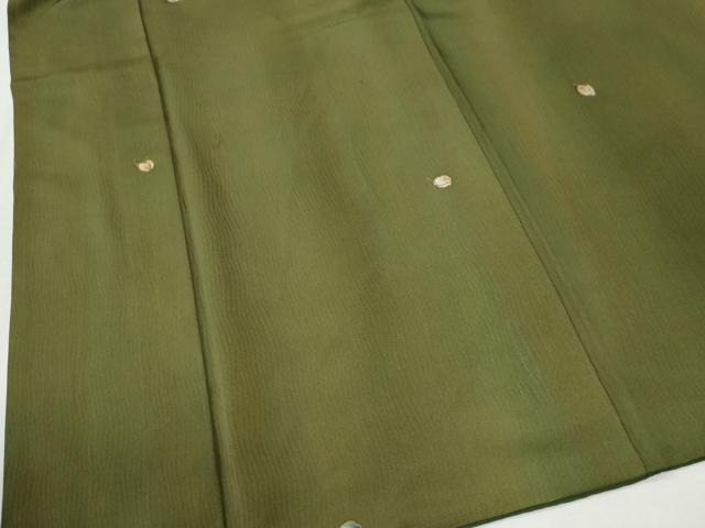 平和屋着物●染色作家 斉藤三才 小紋 舞花文 暈し染め 金彩 正絹 逸品 CABG0963yc