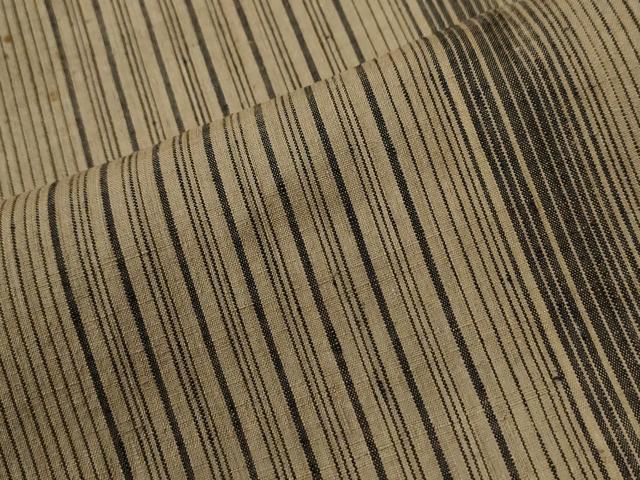 平和屋着物●上質な紬 縞 正絹 逸品 CABG0982yc