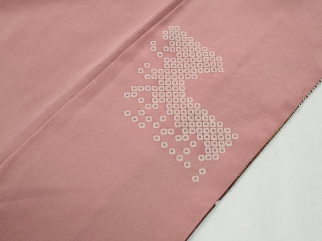 平和屋着物●中国三大刺繍 スワトウ刺繍 訪問着 作家物 絞り 花車文 暈し染め 金彩 ロング丈 正絹 逸品 CABG1019yc