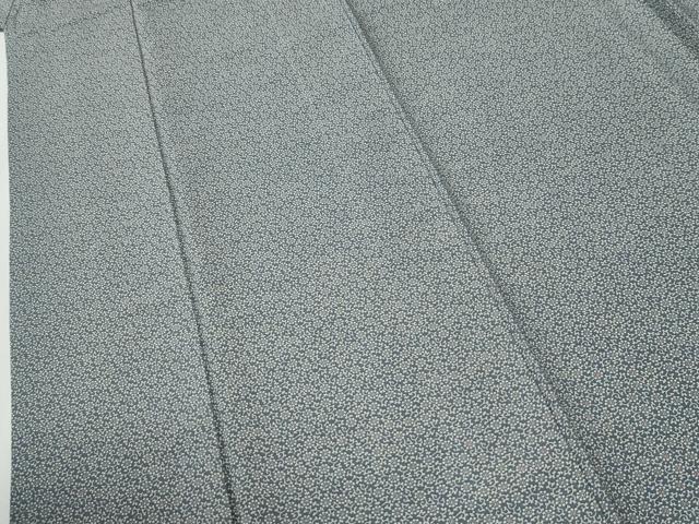 平和屋着物●江戸小紋 花唐草文 正絹 逸品 CABG1038yc