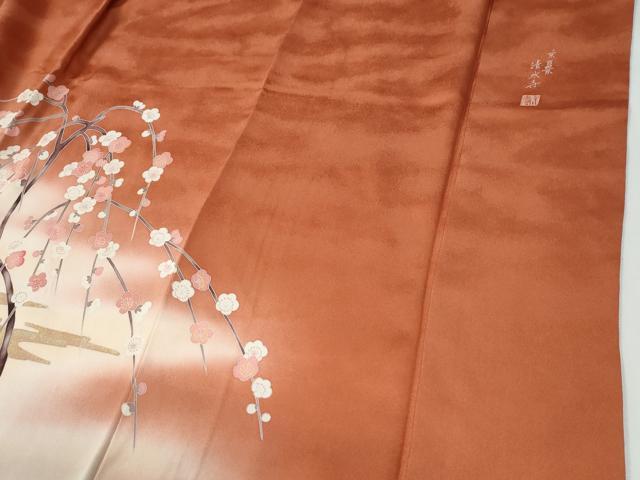 平和屋着物●訪問着 京百景 清水寺 暈し染め 金彩 正絹 逸品 CABG1042yc