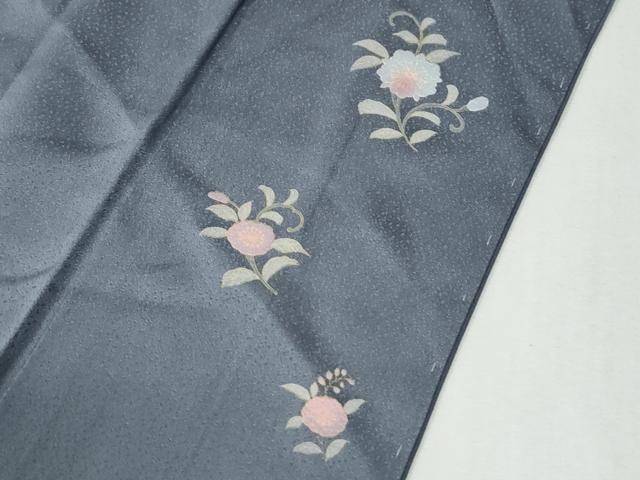平和屋着物●訪問着 駒刺繍 更紗花唐草文 暈し染め 金彩 さが美扱い 正絹 逸品 未使用 CABG1092yc