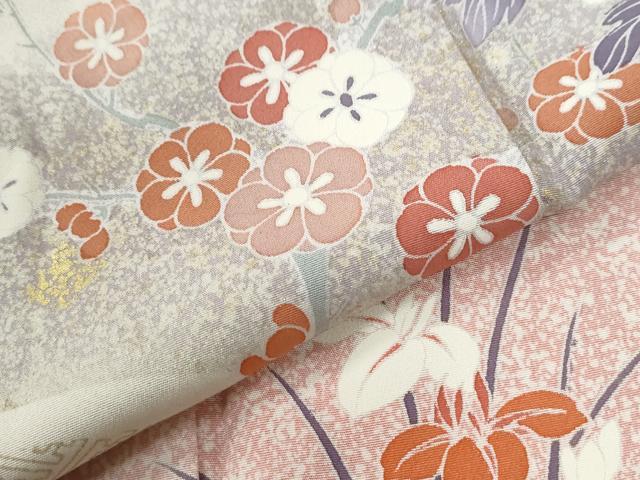 平和屋着物●訪問着 籬草花文 暈し染め 金彩 正絹 逸品 未使用 CABG1110yc